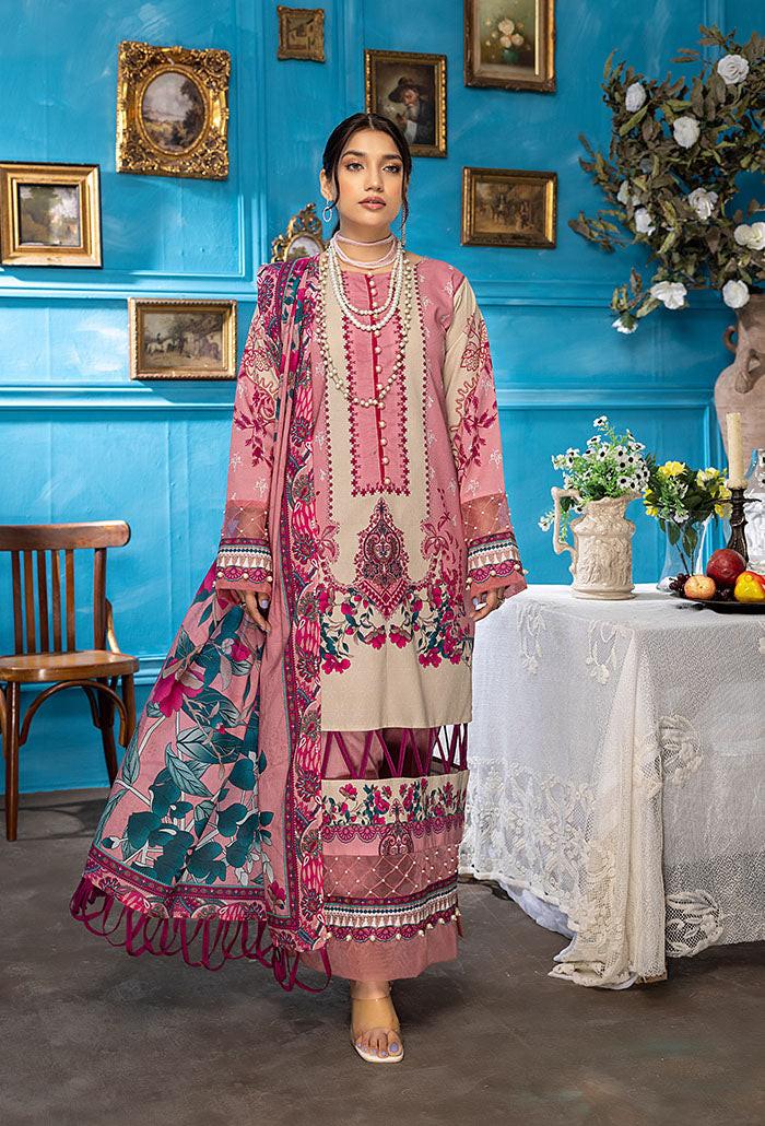 AANGAN DIGITAL PRINTED LAWN COLLECTION-AG-09