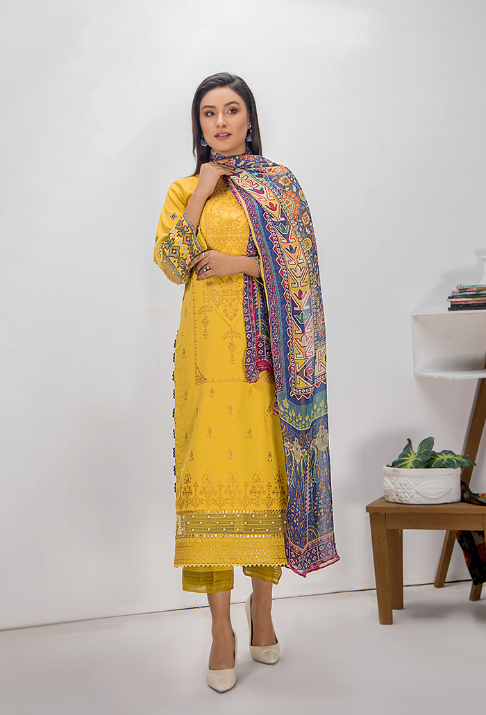 MOHINI SELF DOBII LAWN COLLECTION-MH-10