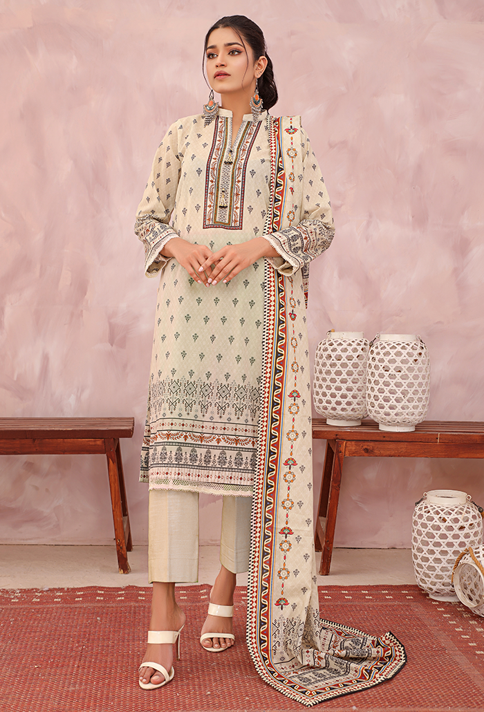 RANG E NOOR PRINTED LAWN  COLLECTION-RN-10